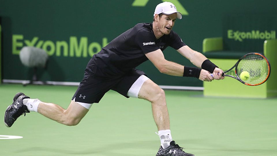 Andy Murray. Copyright: KARIM JAAFAR/AFP/Getty Images